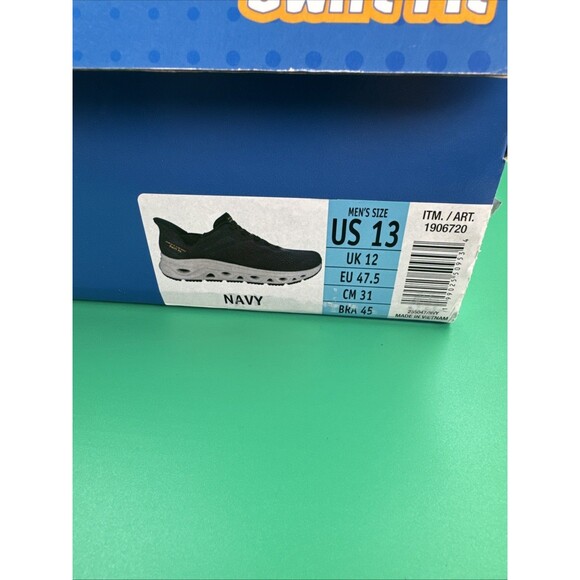 Skechers Swift Fit Hands Free Sneakers Men’s 13 Navy Memory Foam Shoes New main image 5